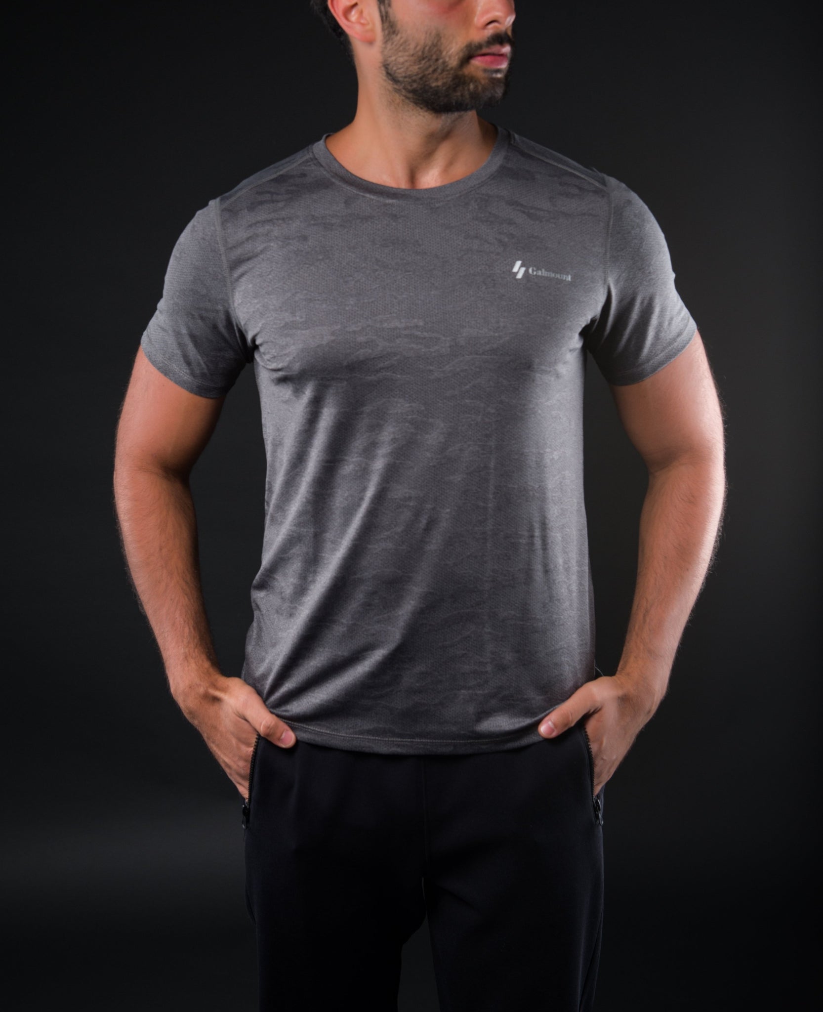 Men Grey Sport Shirt