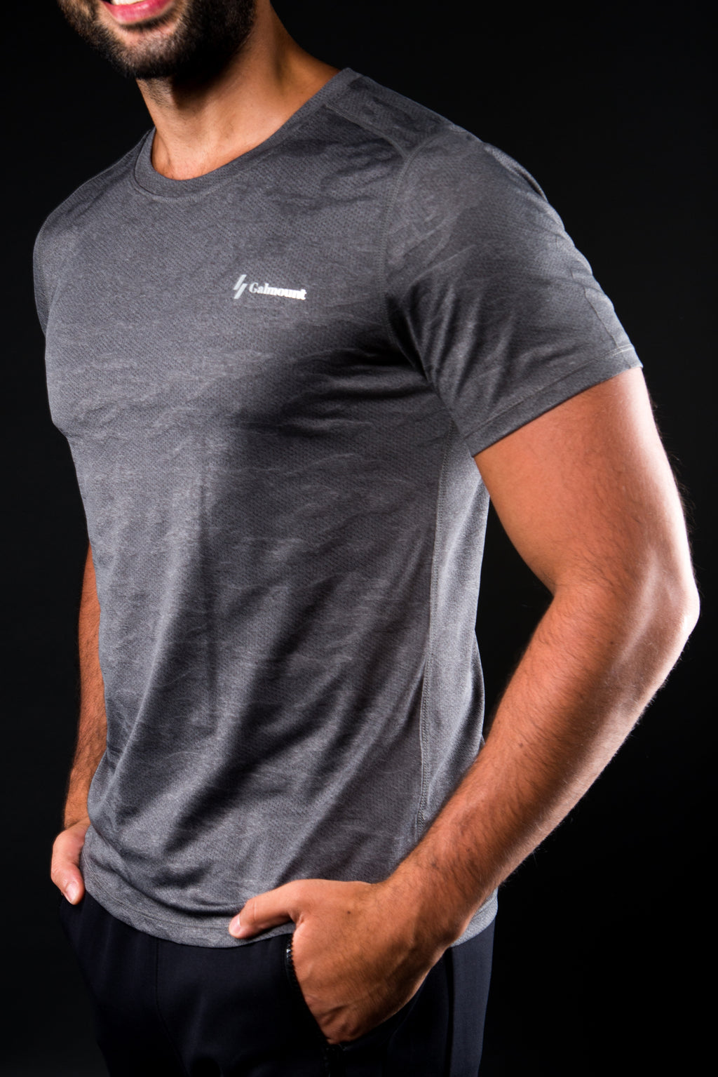 Men Grey Sport Shirt